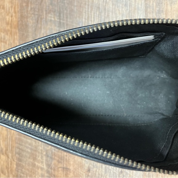 Coach Black Leather Floral Nolita 19 - Picture 10 of 13